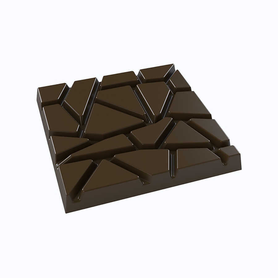 Patterned Break Up Bar Chocolate Mould No: 76