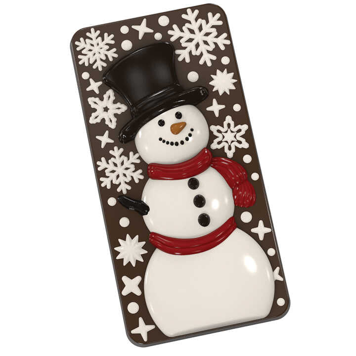 Snowman Tablet Chocolate Mould No: 878
