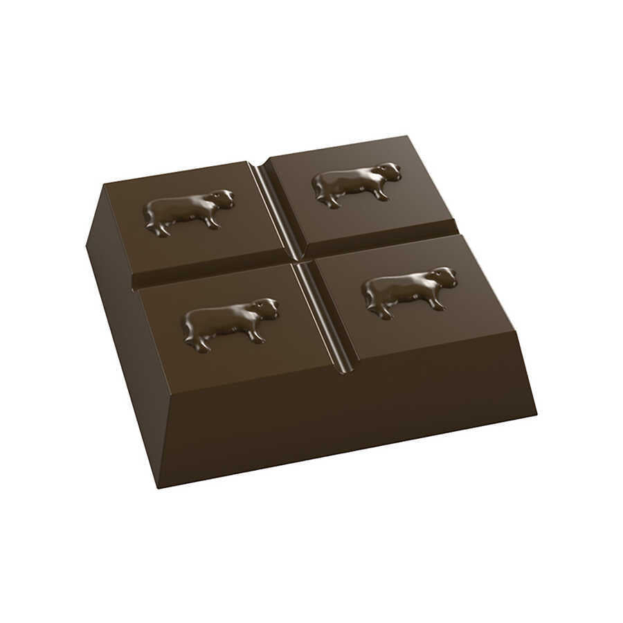 Mini Tablet With Cows Chocolate Mould No: 175