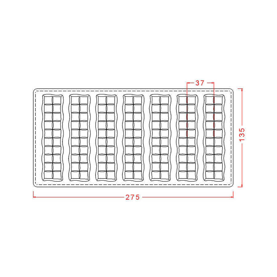 Bar Chocolate Mould No: 311