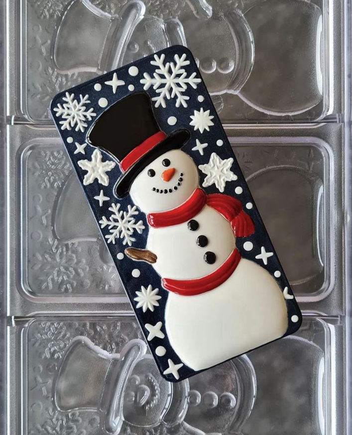 Snowman Tablet Chocolate Mould No: 878