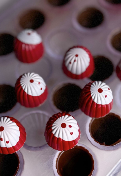 Round Praline Chocolate Mould No: 898