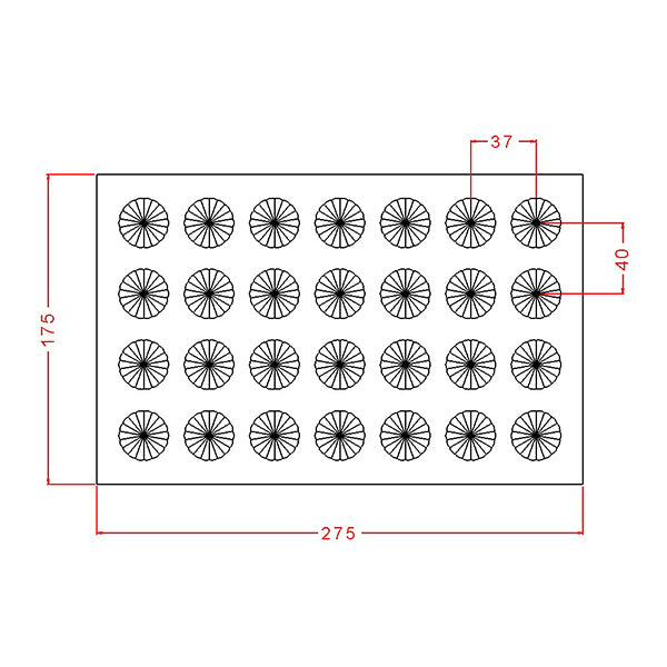 Round Praline Chocolate Mould No: 898