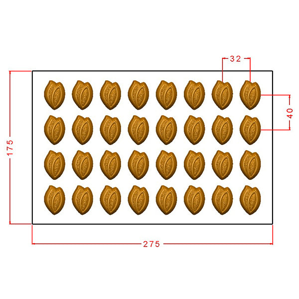 Fantasy Praline Chocolate Mould No: 919