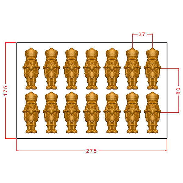 Nutcracker Chocolate Mould No: 920