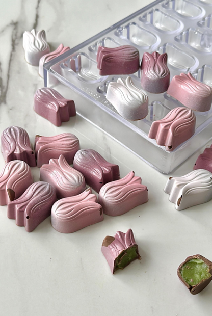 Tulip Praline Chocolate Mould No: 158
