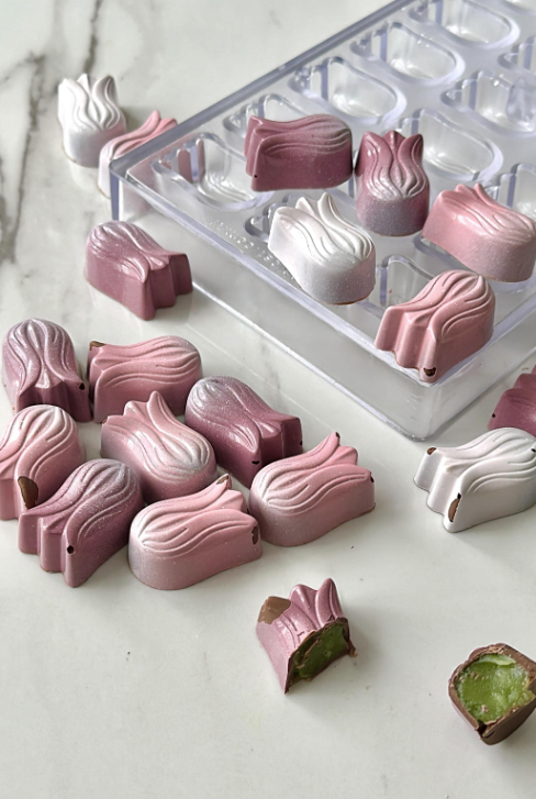 Tulip Praline Chocolate Mould No: 158