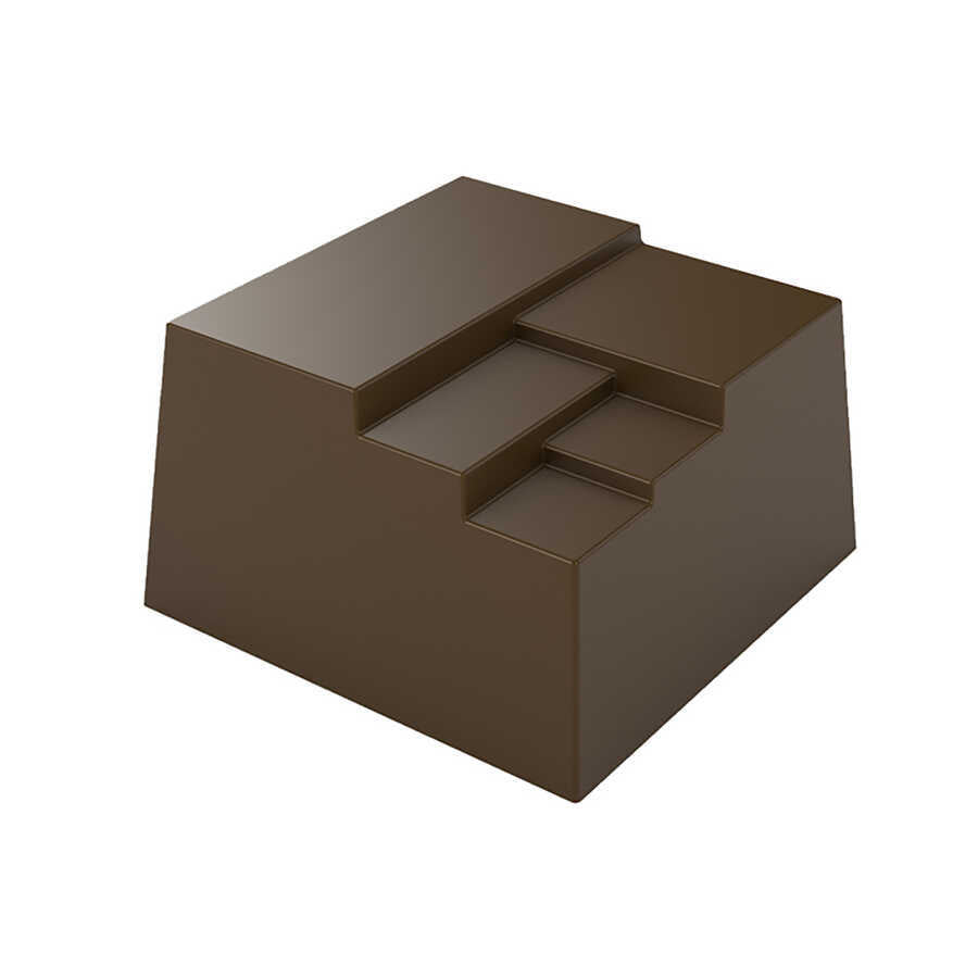 Multi-Level Square Praline Chocolate Mould No: 41