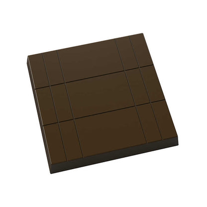 Square With Lines Chocolate Mould No: 209
