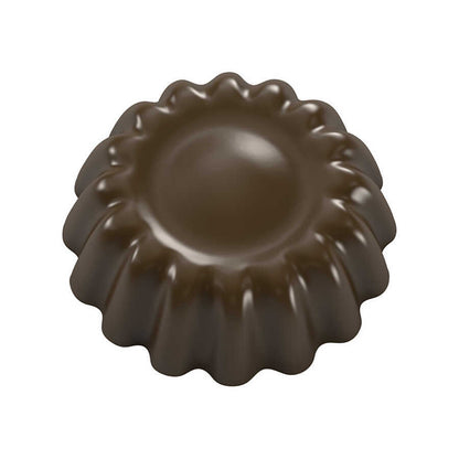 Round Floral Praline Chocolate Mould No: 56