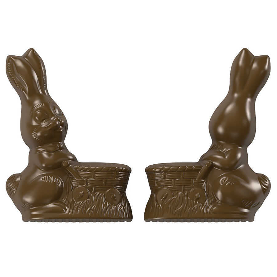 Rabbits Double Mould Chocolate Mould No: 671