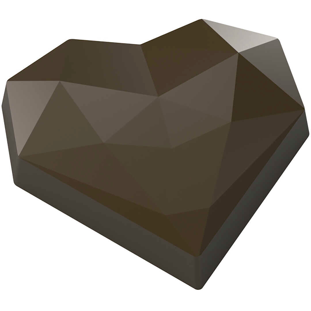 Big Diamond Heart Chocolate Mould No: 852