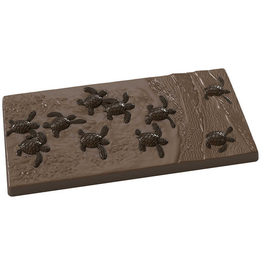 Tablet With Turtles Chocolate Mould No: 764