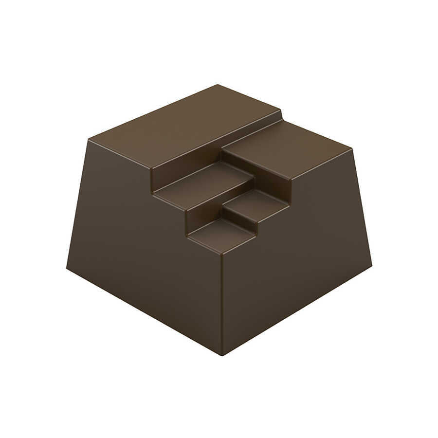 Multi-Level Square Praline Chocolate Mould No: 726