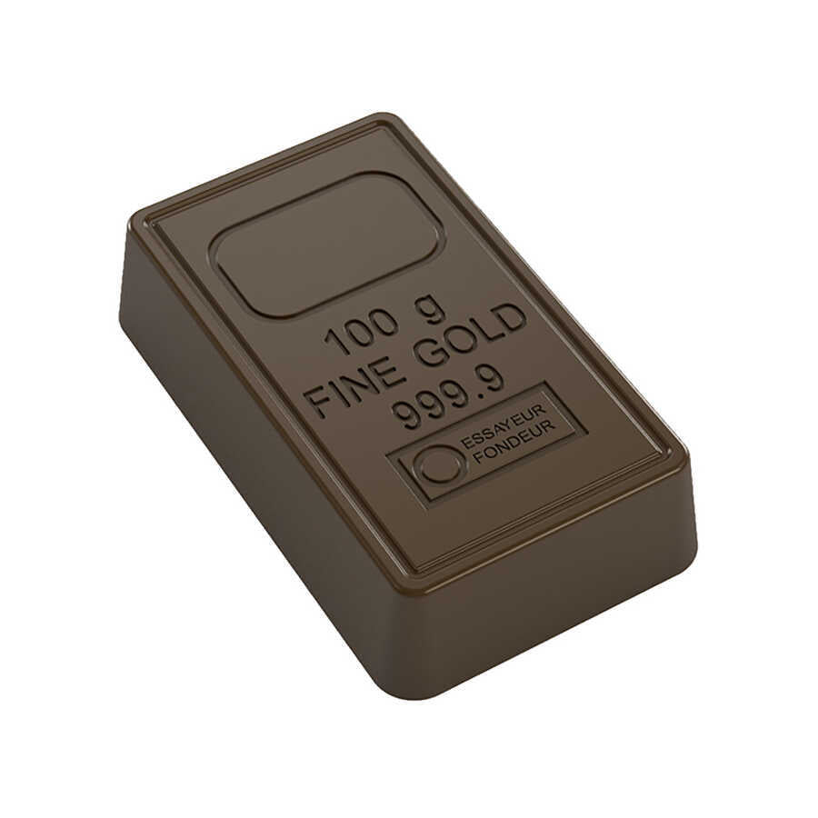 Gold Brick Chocolate Mould No: 450