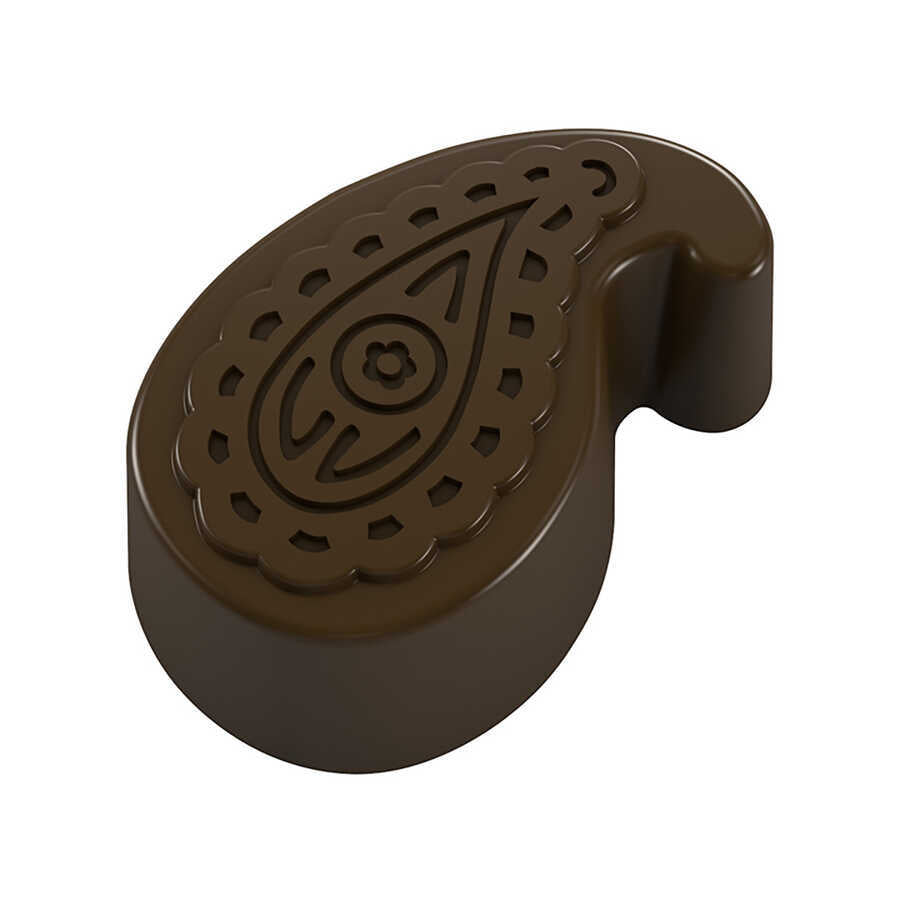 Paisley Design Praline Chocolate Mould No: 72