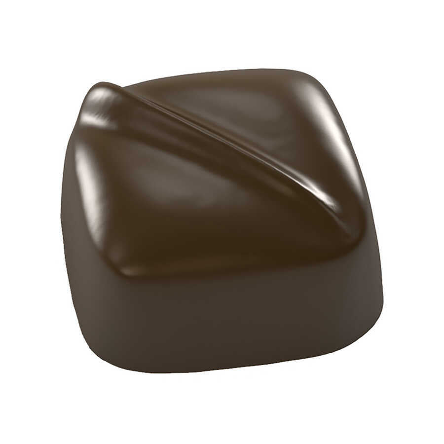 Square Praline With Ridge Chocolate Mould No: 106