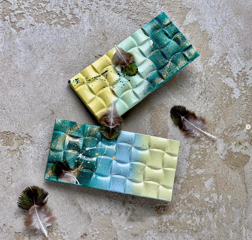 Woven Break Up Bar Chocolate Mould No: 262
