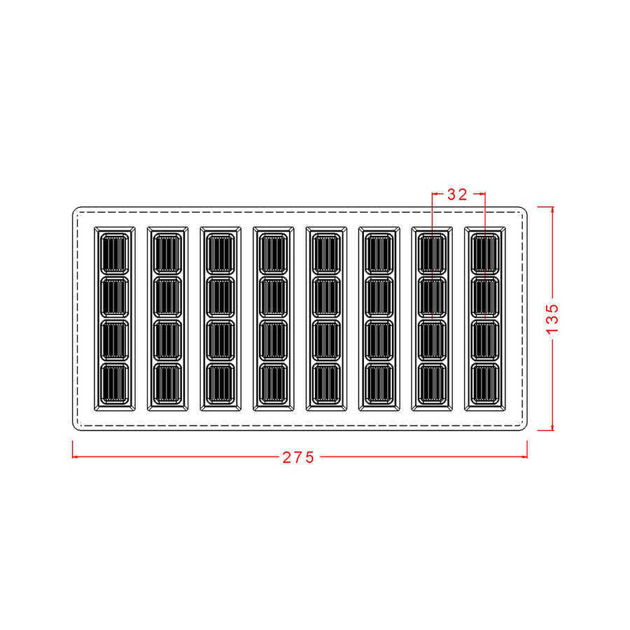 Bar Chocolate Mould No: 628