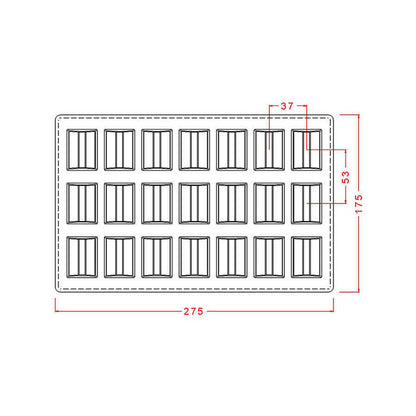 Praline Chocolate Mould No: 197