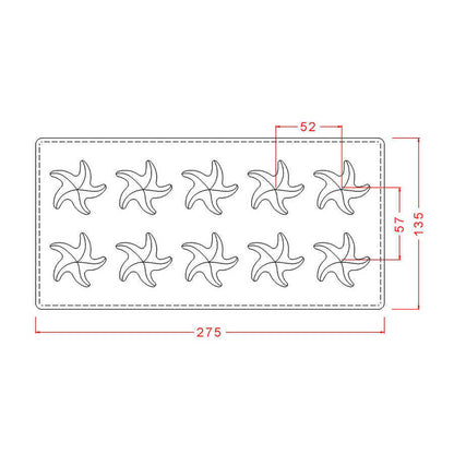 Sea Star Chocolate Mould No: 249