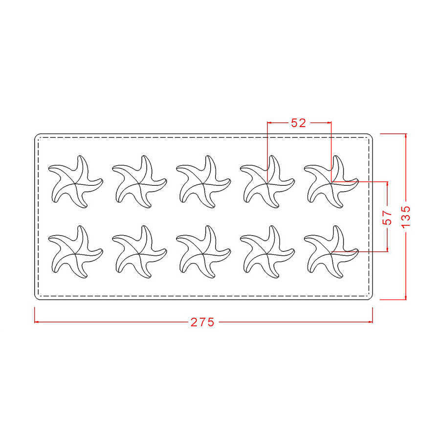 Sea Star Chocolate Mould No: 249