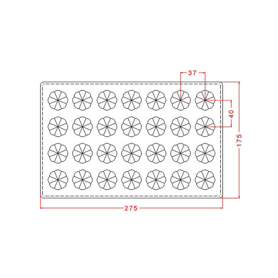 Round Praline Chocolate Mould No: 779