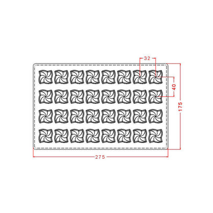 Fantasy Praline Chocolate Mould No: 774