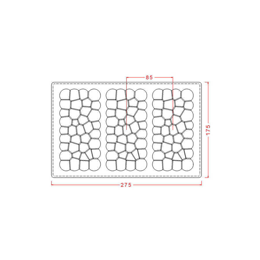 Bubble Tablet Chocolate Mould No: 516