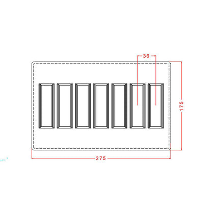 Bar Chocolate Mould No: 164