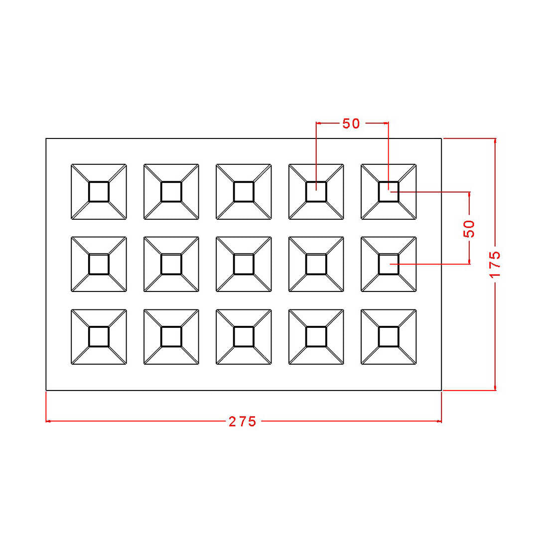 Pyramid Chocolate Mould No: 834