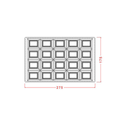 Block Chocolate Mould No: 570
