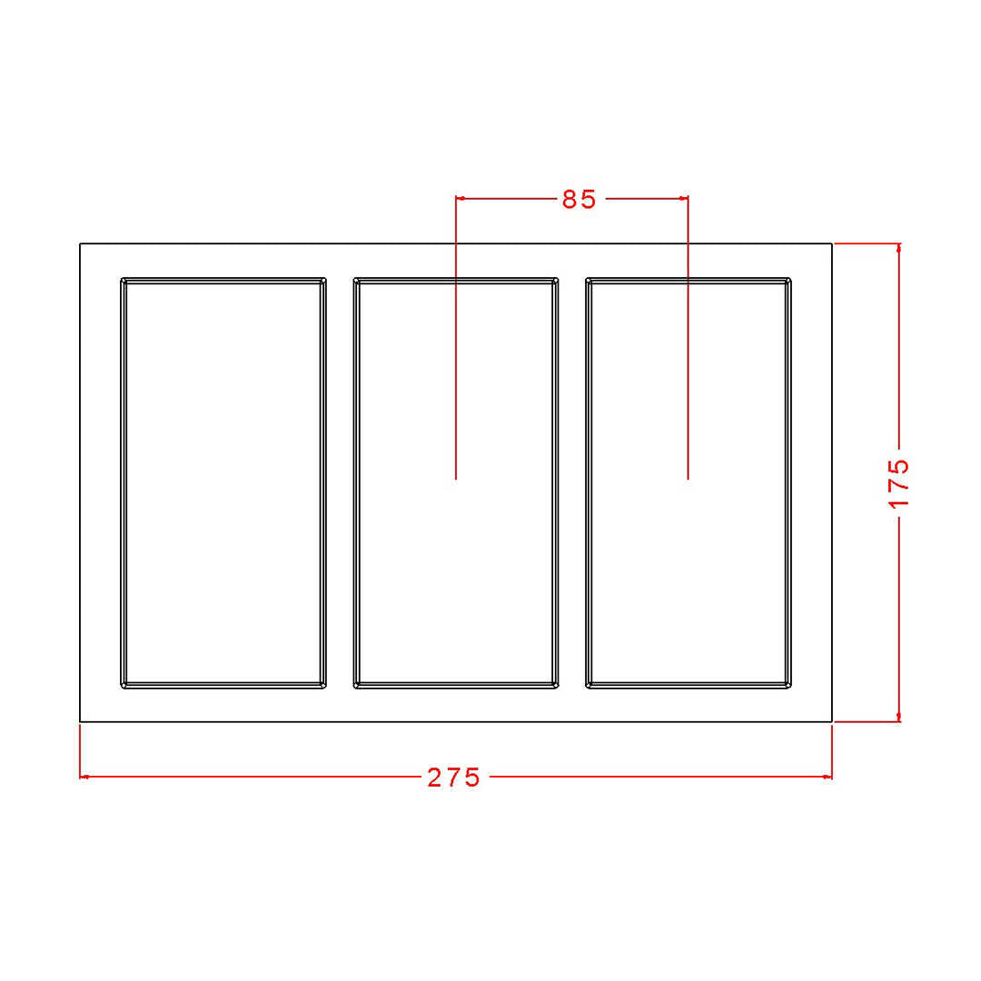 Flat Tablet Chocolate Mould No: 833