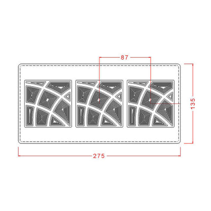 Square Tablet Chocolate Mould No:131