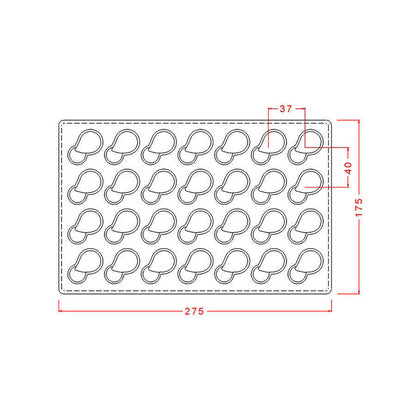 Praline Chocolate Mould No: 398