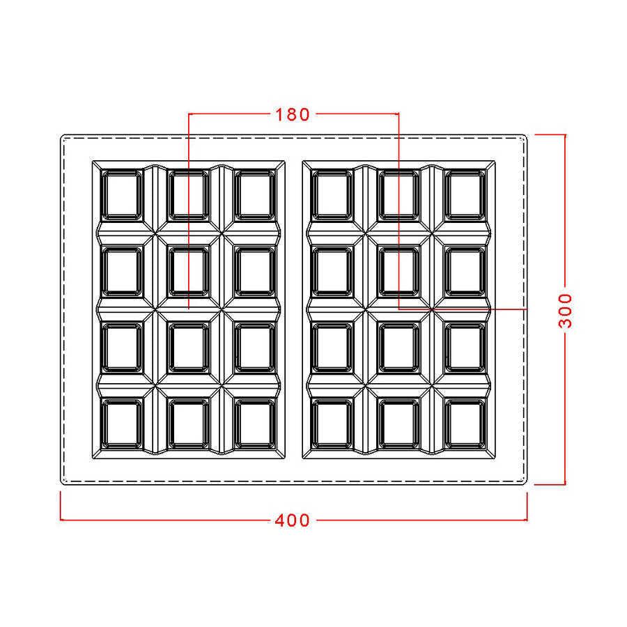 Block Chocolate Mould No: 569