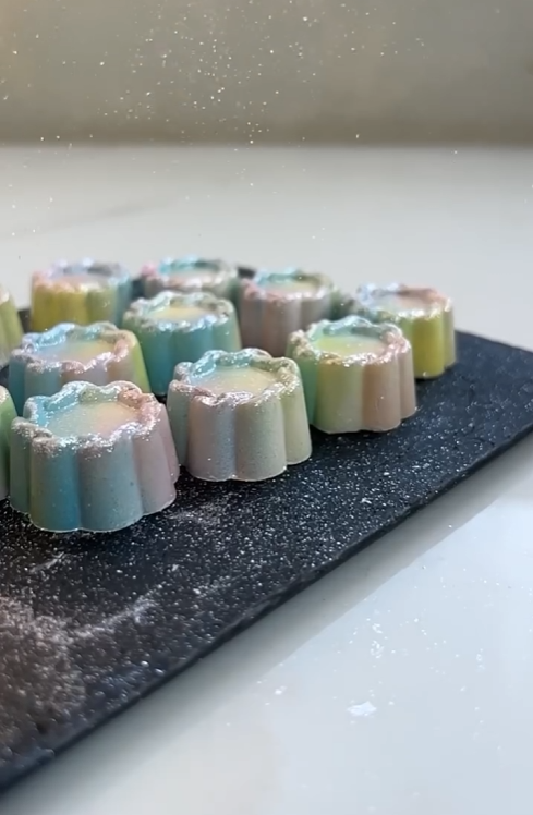 Round Praline With Boarder Chocolate Mould No: 310