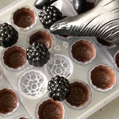 Round Bubble Praline Chocolate Mould No: 477