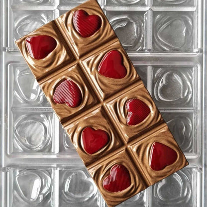 Tablet With Hearts Chocolate Mould No: 765
