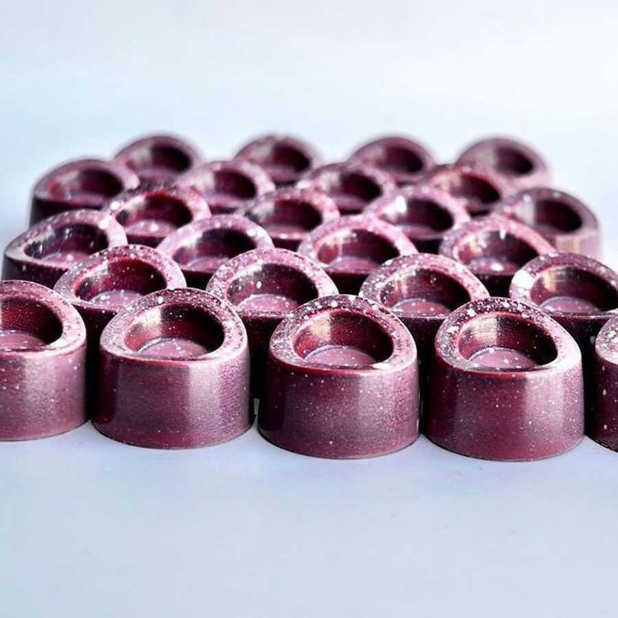 Round Praline With Indent Chocolate Mould No: 352