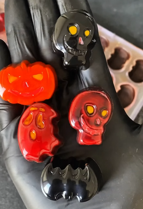 Assorted Halloween Praline Chocolate Mould No: 733