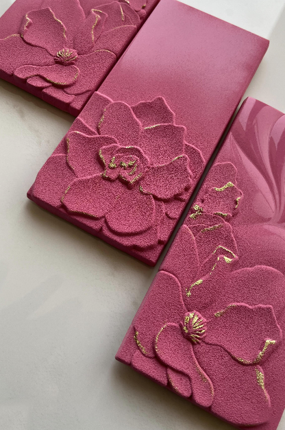 Tablets With Flowers Chocolate Mould No: 846