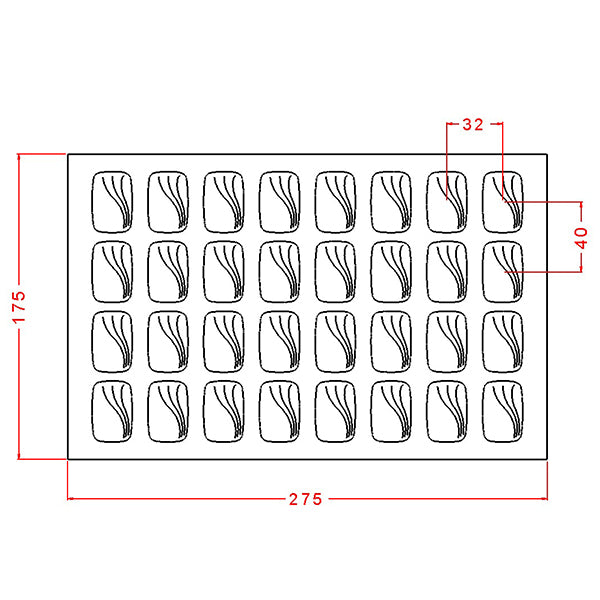 Fantasy Praline Chocolate Mould No: 911