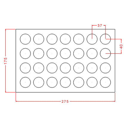 Dome Chocolate Mould No: 985