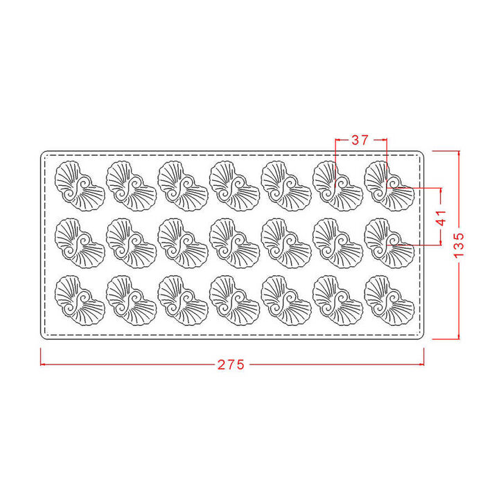 Fantasy Praline Mould No: 176