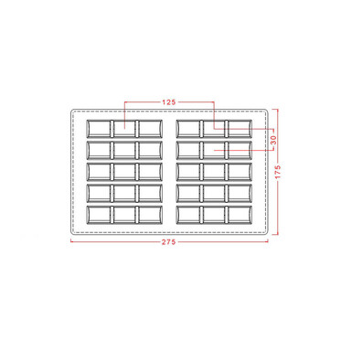 3-Piece Break Up Bar Mould No: 337 - Thumbnail